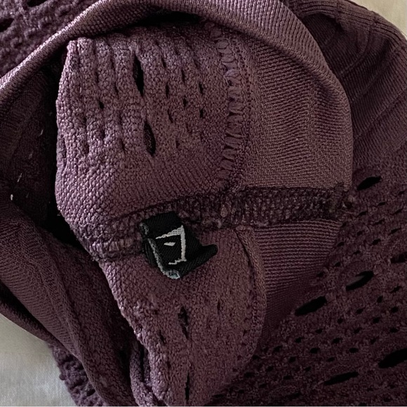 GYMSHARK Purple High Rise Energy Seamless Perforated Leggings Size XS - Picture 14 of 16